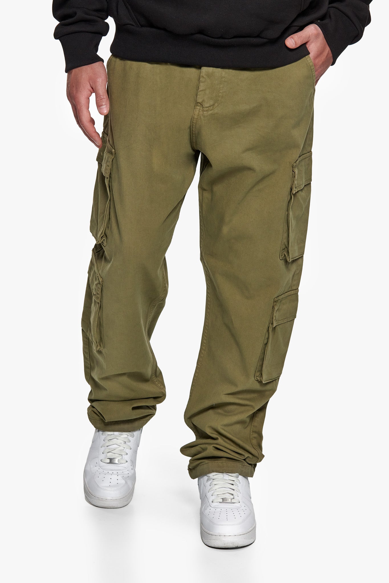 DOUBLE POCKET CARGO PANT OLIVE