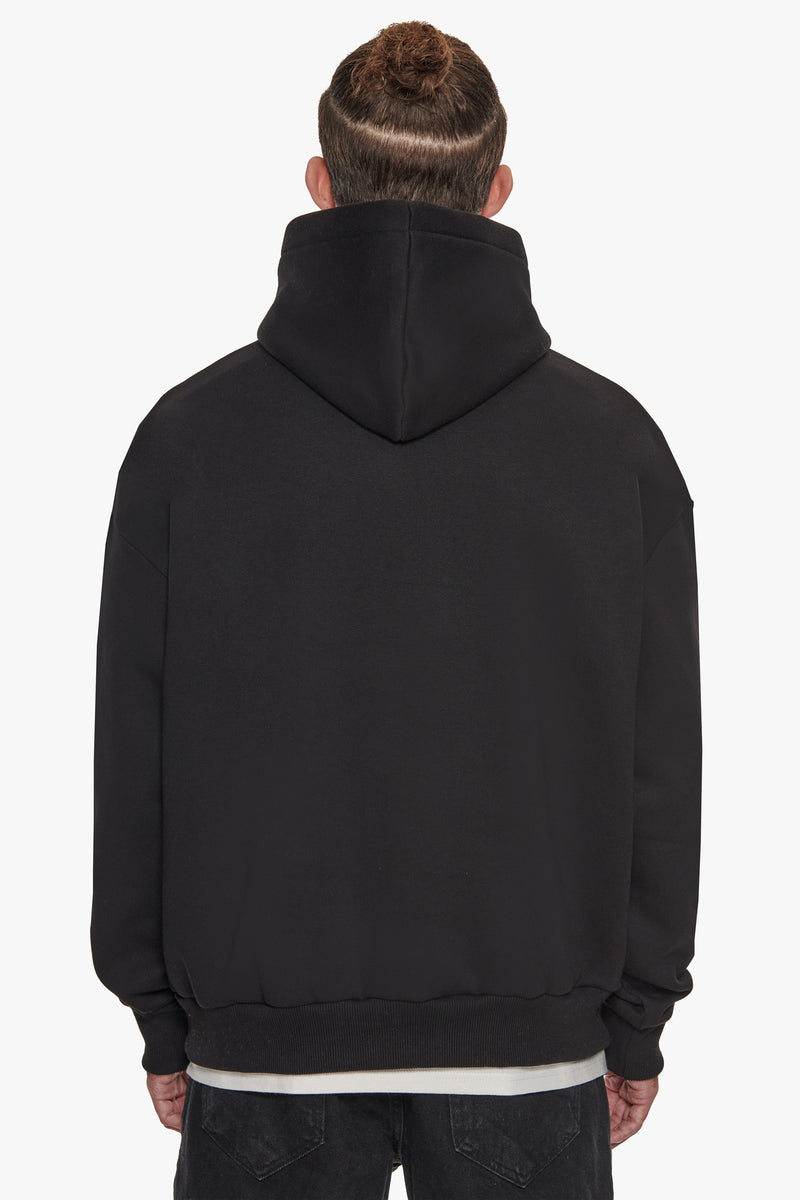 SUPER HEAVY OVERSIZE DS LIMITED HOODIE BLACK