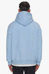 HEAVY OVERSIZE STAR CIRCLE HOODIE BABY BLUE