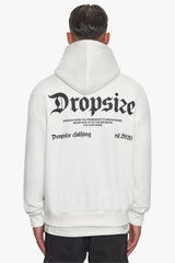 HEAVY OVERSIZE PATIENCE HOODIE WASHED WHITE