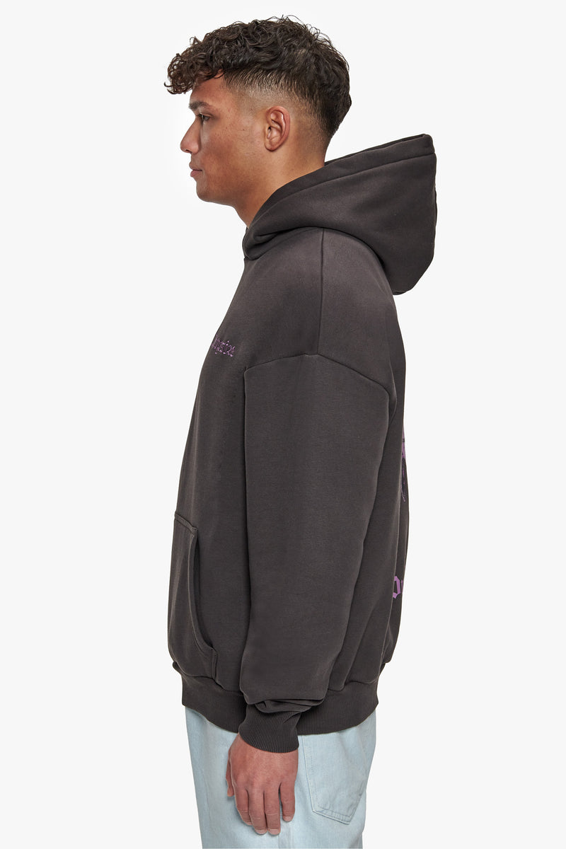 ZWARE OVERSIZE SKY IS THE LIMIT HOODIE WASHED BLACK