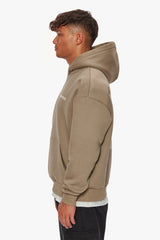 HEAVY OVERSIZE v2 CIRCLE HOODIE SILVER MINK