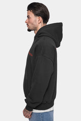 HEAVY OVERSIZE IN GOD WE TRUST HOODIE WASHED BLACK